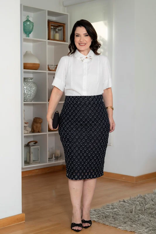 Saia lapis para trabalhar