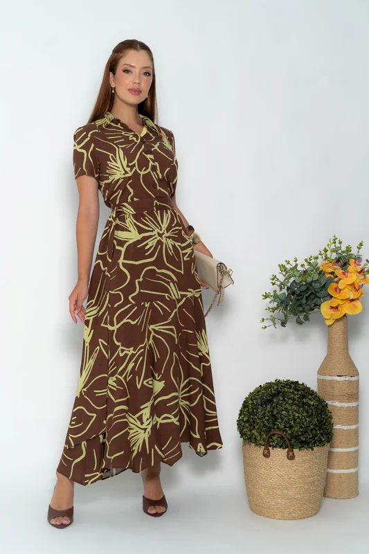 Vestido longo moda evangélica