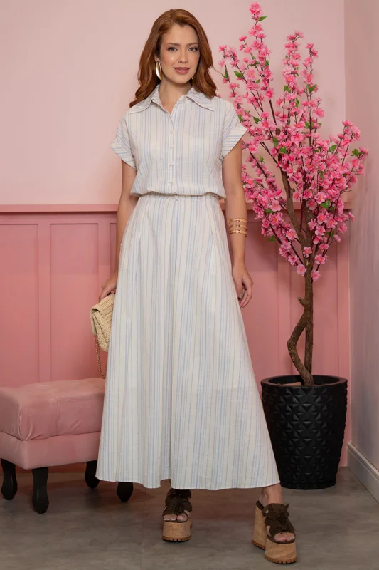 Vestido midi moda evangélica em São Paulo